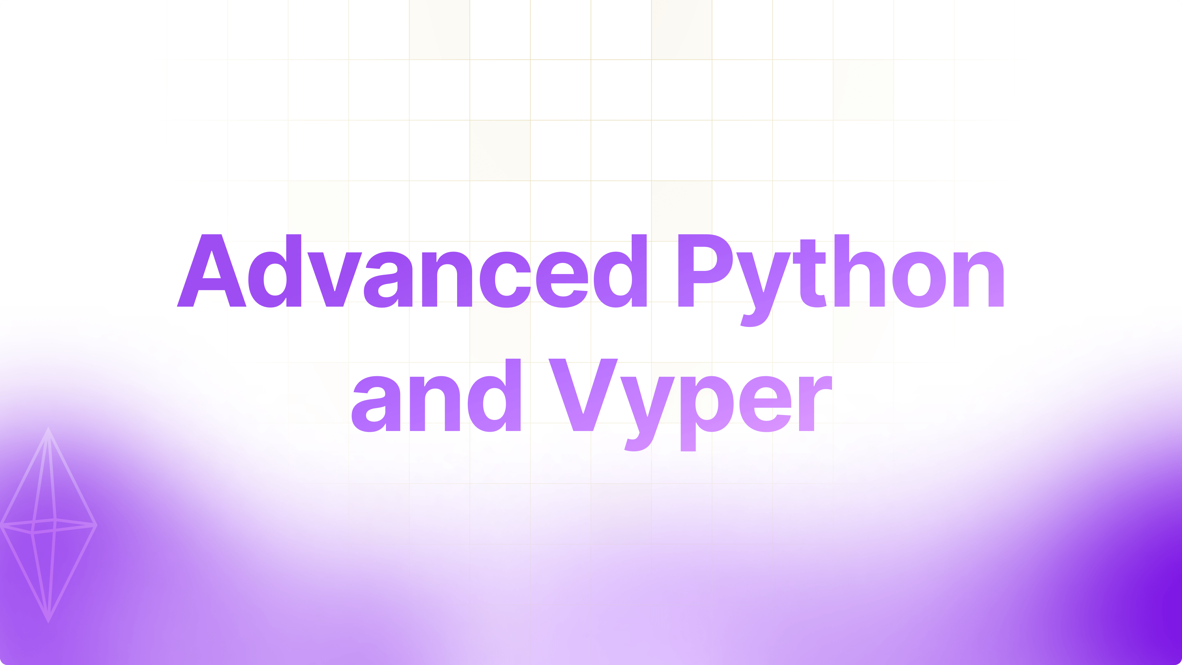 Advanced Python and Vyper Smart Contract Development